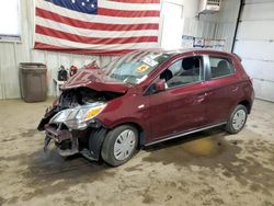 Salvage cars for sale at Lyman, ME auction: 2021 Mitsubishi Mirage ES