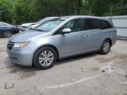 Salvage cars for sale at Austell, GA auction: 2016 Honda Odyssey EX