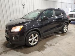 Salvage cars for sale at Franklin, WI auction: 2015 Chevrolet Trax LTZ
