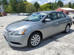 Salvage cars for sale from Copart Mendon, MA: 2013 Nissan Sentra S