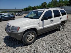 Jeep Grand Cherokee salvage cars for sale: 2004 Jeep Grand Cherokee Laredo