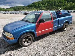 Salvage trucks for sale at Hurricane, WV auction: 2002 Chevrolet S Truck S10