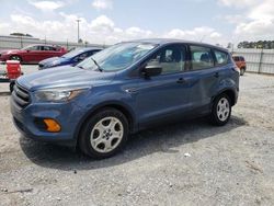 Salvage cars for sale at Lumberton, NC auction: 2018 Ford Escape S