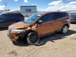 Salvage cars for sale from Copart Colorado Springs, CO: 2017 Ford Escape S