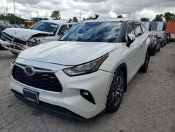 Salvage cars for sale at Cahokia Heights, IL auction: 2020 Toyota Highlander XLE