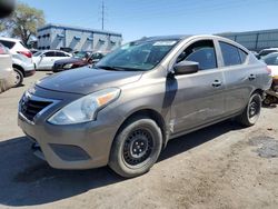 Salvage cars for sale at Albuquerque, NM auction: 2016 Nissan Versa S