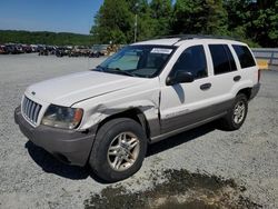 Salvage cars for sale at Concord, NC auction: 2004 Jeep Grand Cherokee Laredo