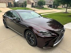 Salvage cars for sale from Copart Houston, TX: 2020 Lexus LS 500 F-Sport