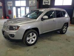 Salvage cars for sale at East Granby, CT auction: 2016 Jeep Compass Latitude