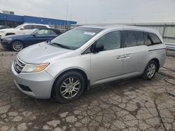 Salvage cars for sale from Copart Woodhaven, MI: 2012 Honda Odyssey EXL