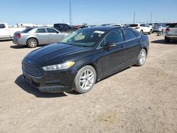 Salvage cars for sale at Amarillo, TX auction: 2015 Ford Fusion SE