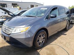 Salvage cars for sale at Elgin, IL auction: 2011 Honda Odyssey EXL