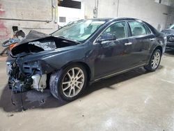 Salvage cars for sale from Copart Blaine, MN: 2010 Chevrolet Malibu LTZ