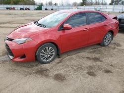 Salvage cars for sale at Bowmanville, ON auction: 2018 Toyota Corolla L