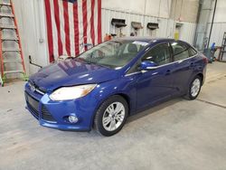 Salvage cars for sale at Mcfarland, WI auction: 2012 Ford Focus SEL
