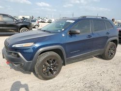 Salvage cars for sale at Houston, TX auction: 2018 Jeep Cherokee Trailhawk