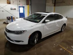 Salvage cars for sale from Copart Glassboro, NJ: 2015 Chrysler 200 Limited