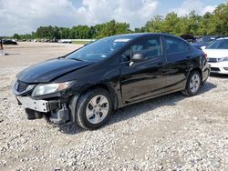 Salvage cars for sale at Houston, TX auction: 2013 Honda Civic LX