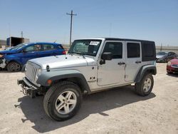 Salvage cars for sale at Andrews, TX auction: 2009 Jeep Wrangler Unlimited X