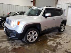 Jeep Renegade salvage cars for sale: 2017 Jeep Renegade Limited