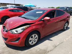 Salvage cars for sale from Copart Grand Prairie, TX: 2016 Hyundai Elantra SE