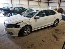 Salvage cars for sale at Pennsburg, PA auction: 2016 Volkswagen Passat S