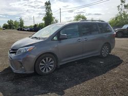 Salvage cars for sale at Montreal Est, QC auction: 2018 Toyota Sienna XLE