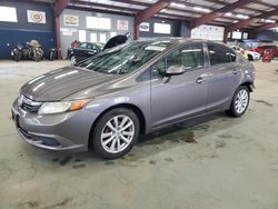 Salvage cars for sale from Copart East Granby, CT: 2012 Honda Civic EX