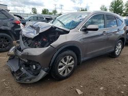 Salvage cars for sale at Elgin, IL auction: 2013 Honda CR-V EXL