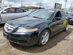 Salvage cars for sale at Chicago Heights, IL auction: 2005 Acura TL