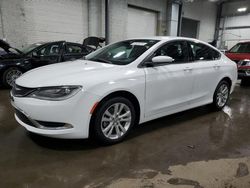 Salvage cars for sale from Copart Ham Lake, MN: 2015 Chrysler 200 Limited