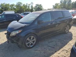 Salvage cars for sale at Baltimore, MD auction: 2011 Toyota Sienna Sport