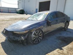 Salvage cars for sale at Jacksonville, FL auction: 2023 Honda Accord Touring Hybrid