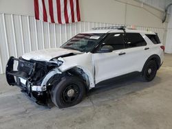 Salvage cars for sale at Lumberton, NC auction: 2022 Ford Explorer Police Interceptor