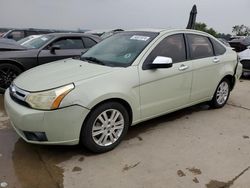 Salvage cars for sale at Grand Prairie, TX auction: 2010 Ford Focus SEL