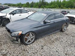 Mercedes-Benz C300 salvage cars for sale: 2015 Mercedes-Benz C300