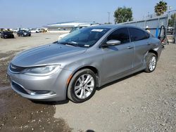 Salvage cars for sale at San Diego, CA auction: 2015 Chrysler 200 Limited