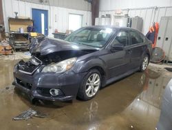 Salvage cars for sale from Copart West Mifflin, PA: 2013 Subaru Legacy 2.5I Limited
