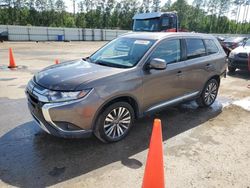 Salvage cars for sale at Harleyville, SC auction: 2019 Mitsubishi Outlander SE