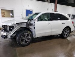 Salvage cars for sale from Copart Blaine, MN: 2017 Acura MDX