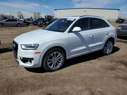 Salvage cars for sale at Rocky View County, AB auction: 2015 Audi Q3 Prestige