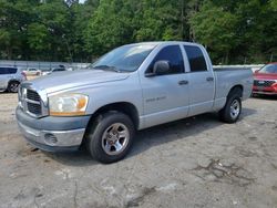 Salvage cars for sale at Austell, GA auction: 2006 Dodge RAM 1500 ST