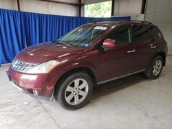 Salvage cars for sale from Copart Hurricane, WV: 2006 Nissan Murano SL