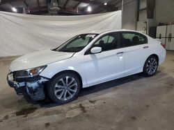 Salvage cars for sale at North Billerica, MA auction: 2015 Honda Accord Sport