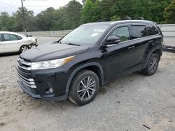 Toyota Highlander salvage cars for sale: 2018 Toyota Highlander SE