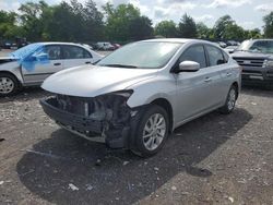 Salvage cars for sale at Madisonville, TN auction: 2014 Nissan Sentra S