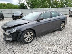 Salvage cars for sale at Wayland, MI auction: 2016 Chrysler 200 Limited