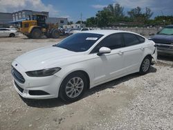 Ford Fusion S Vehiculos salvage en venta: 2015 Ford Fusion S
