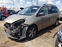 Salvage cars for sale at Elgin, IL auction: 2004 Toyota Sienna CE