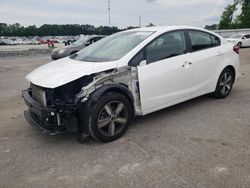 Salvage cars for sale at Dunn, NC auction: 2018 KIA Forte LX